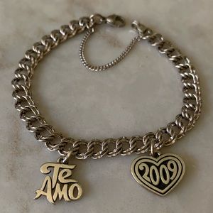James Avery Charm Bracelet with Te Amo   Charm